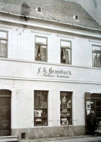 Geschäftshaus Brambach in Artern, heute Buchhandlung