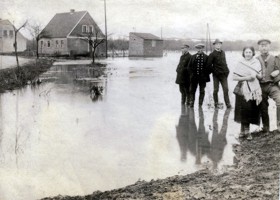 Hochwasser bei Ritteburg