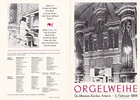 Orgelweihe