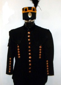 Uniform auf Torso