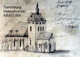 Zeichnung Marienkirche